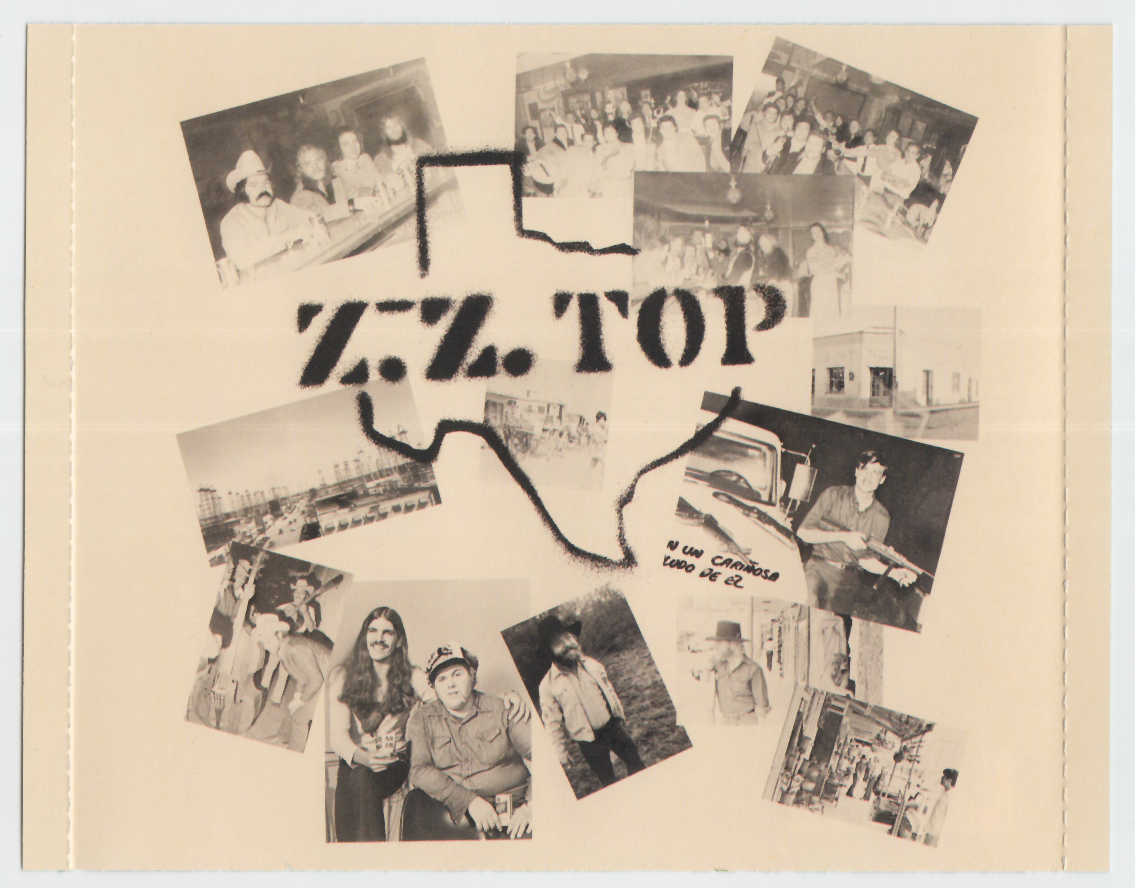 ZZ Top  Tres Hombres : Back + Inlay US